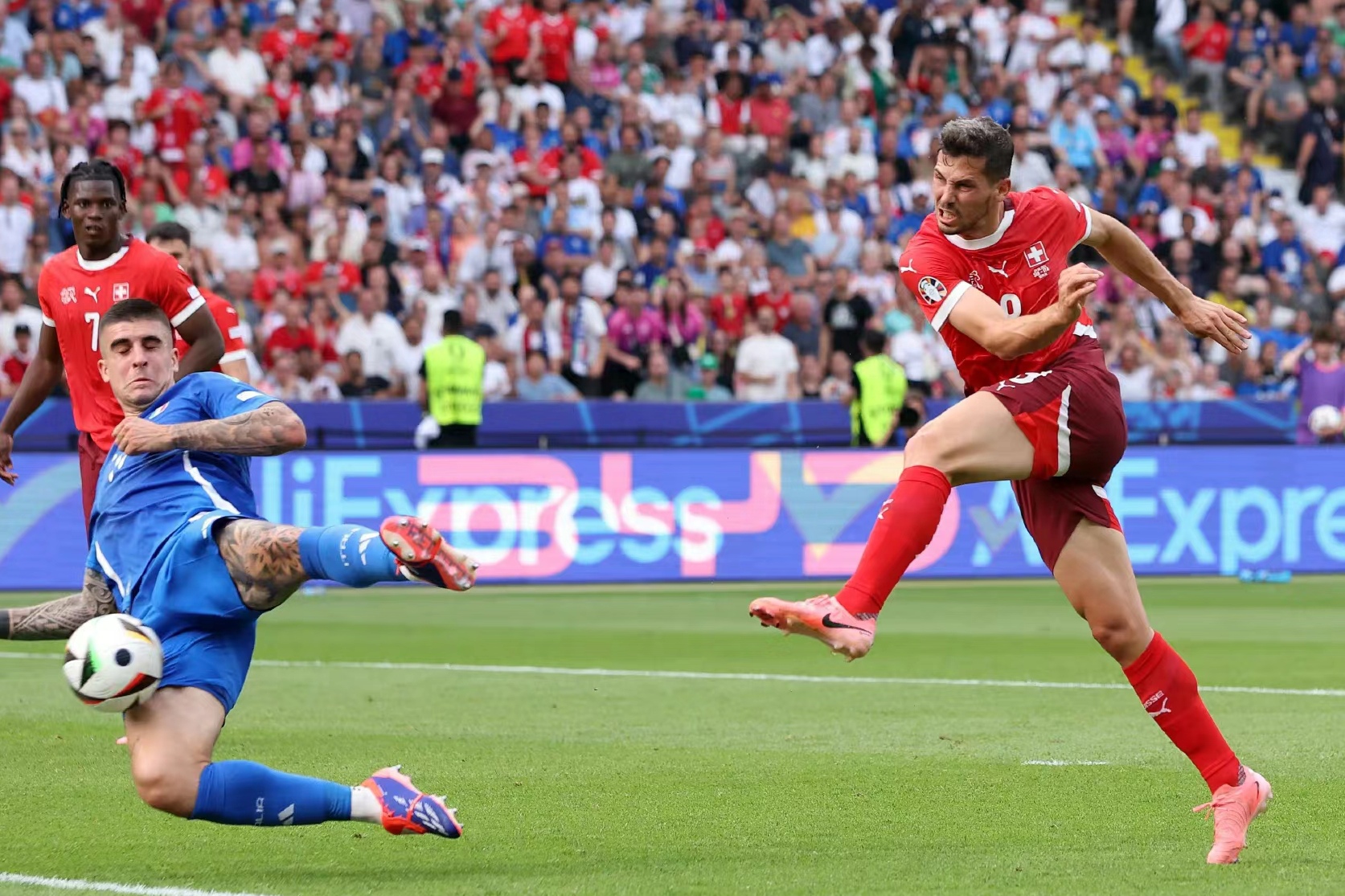 意大利战胜奥地利欧洲锦标赛四强