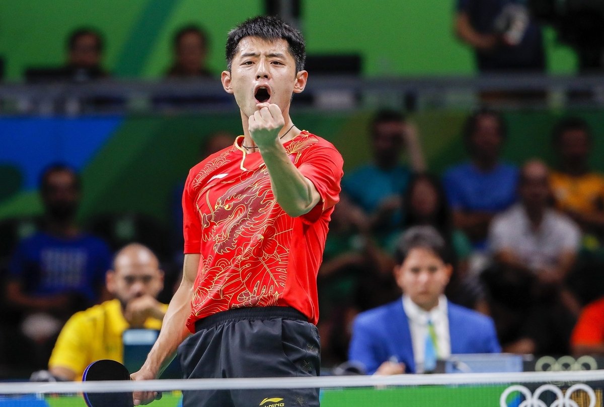 包含中国乒乓球队爆冷比利时乒乓球队，张继科绝境逆转的词条